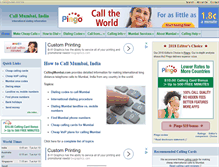Tablet Screenshot of callingmumbai.com